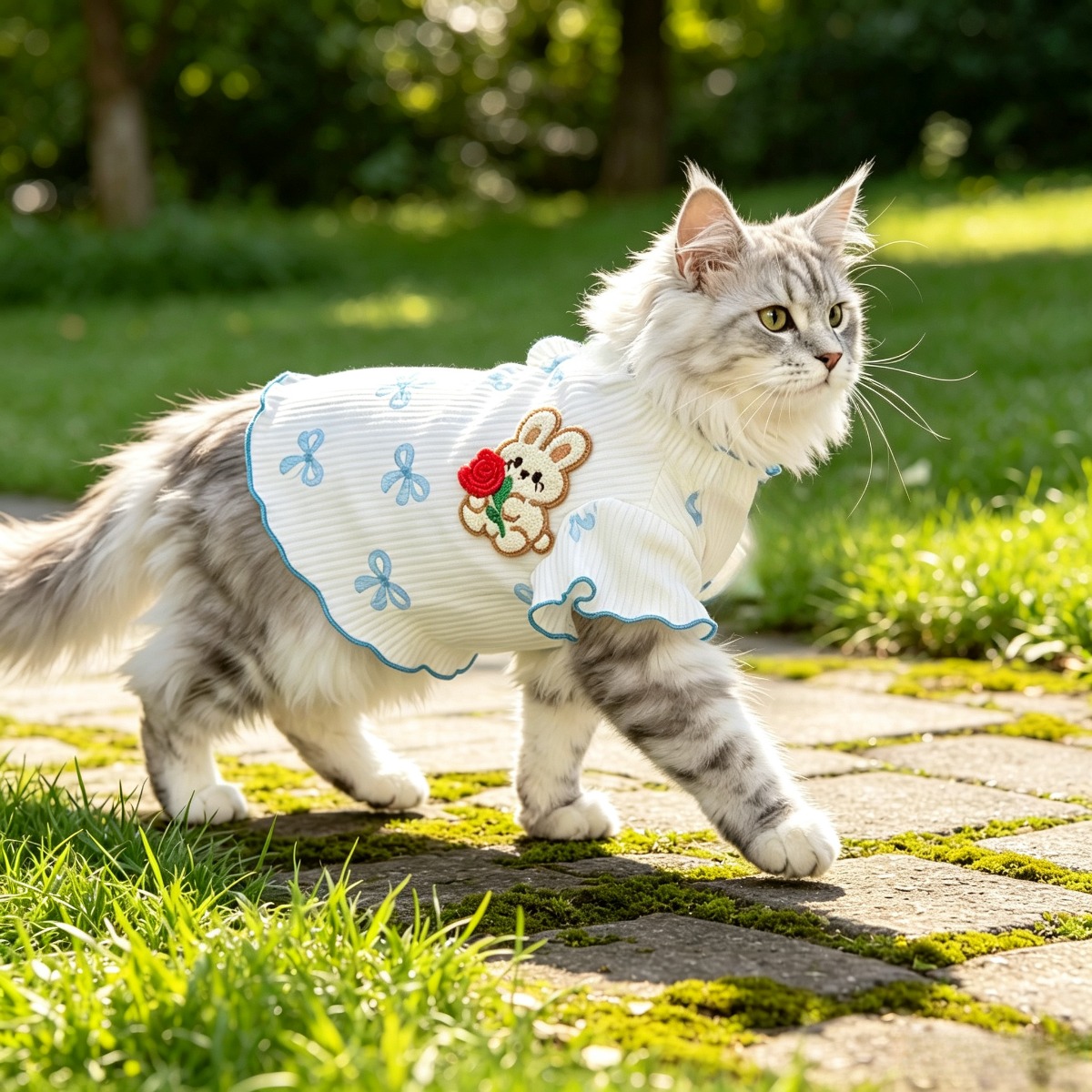 1 Buah Kaus Anjing Kucing Paka - Summer Dog Clothing ulasan dan harga