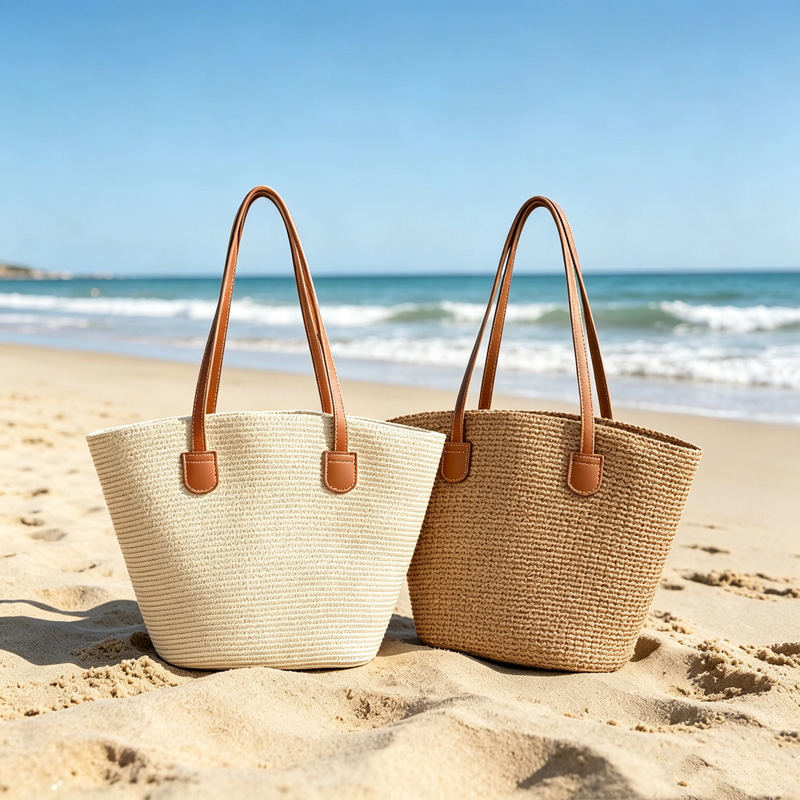 CLAREGQI Tas Jinjing Jerami Wa - Beach Bag Straw ulasan dan harga