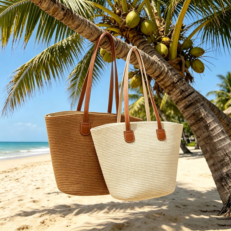 CLAREGQI Tas Jinjing Jerami Wa - Beach Bag Straw ulasan dan harga