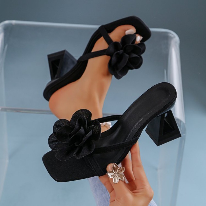 Sandal Dekorasi Bunga 3D Wanit - Summer Clothing Items ulasan dan harga