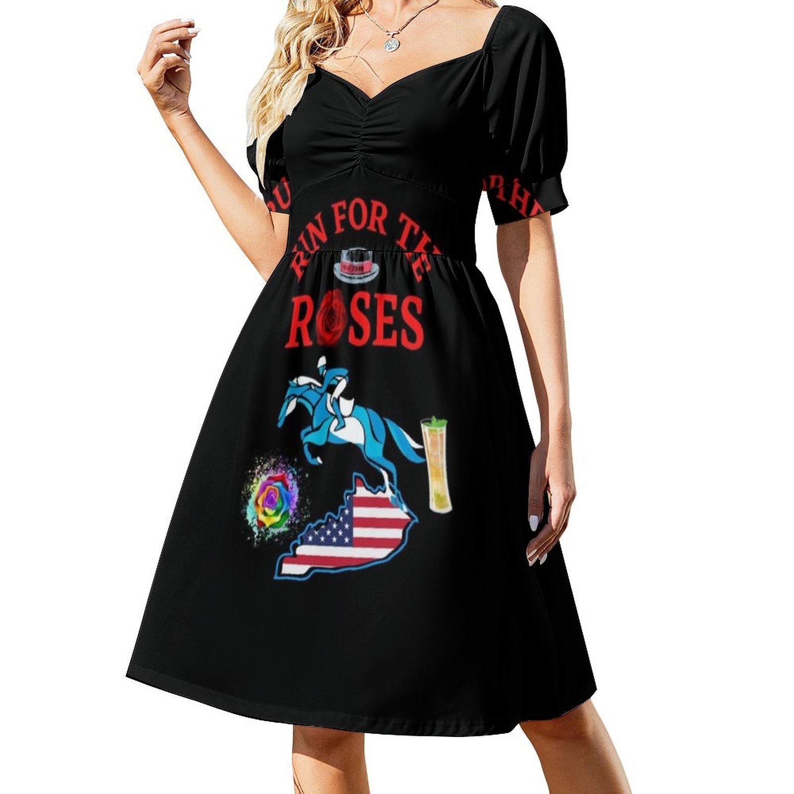 Gaun Pesta Streetwear Wanita R - Summer Rose Clothing ulasan dan harga