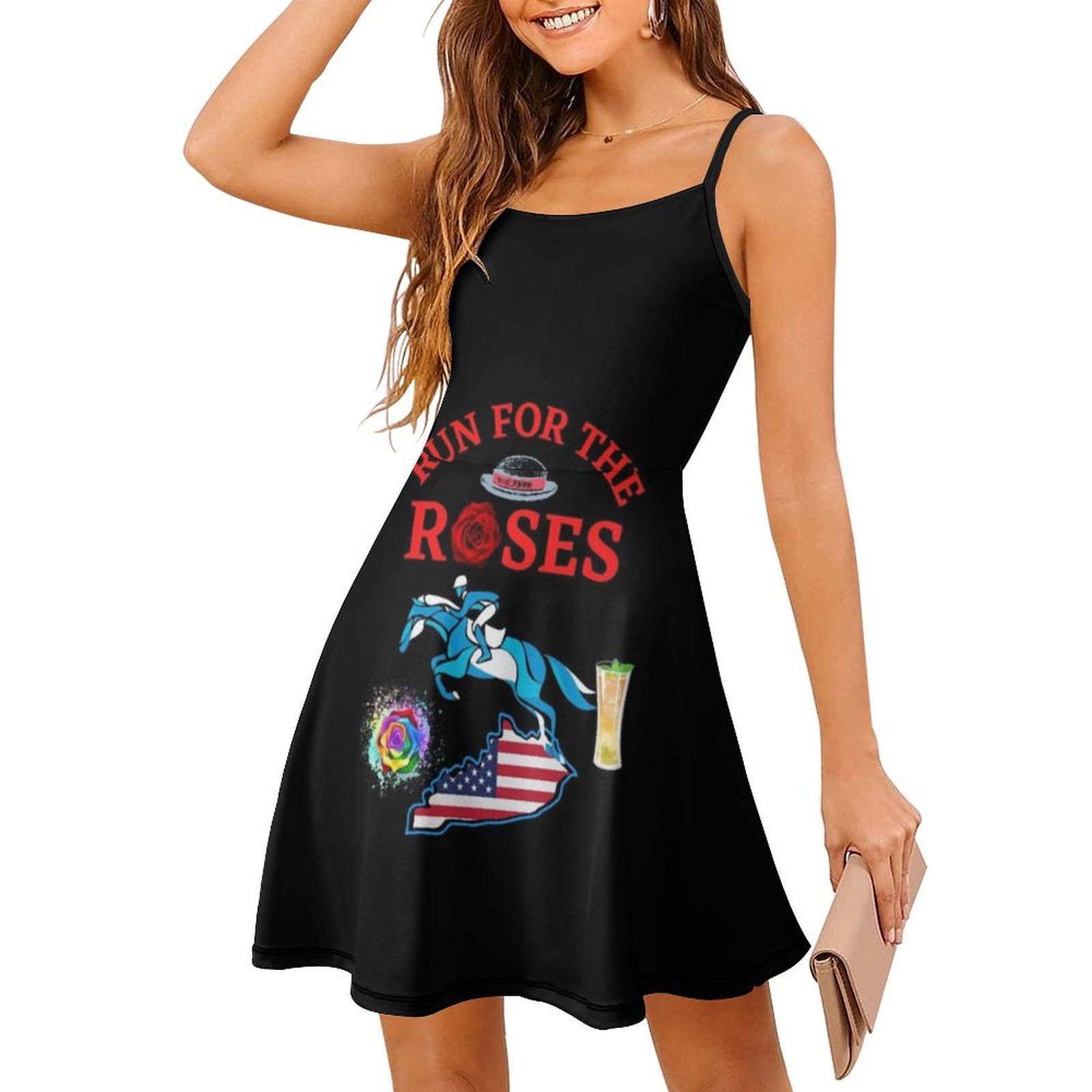 Gaun Pesta Streetwear Wanita R - Summer Rose Clothing ulasan dan harga