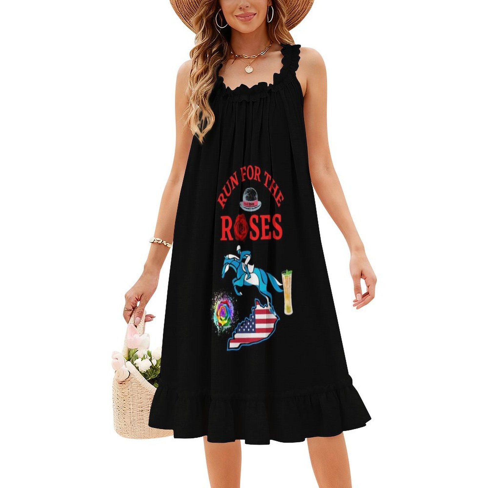 Gaun Pesta Streetwear Wanita R - Summer Rose Clothing ulasan dan harga