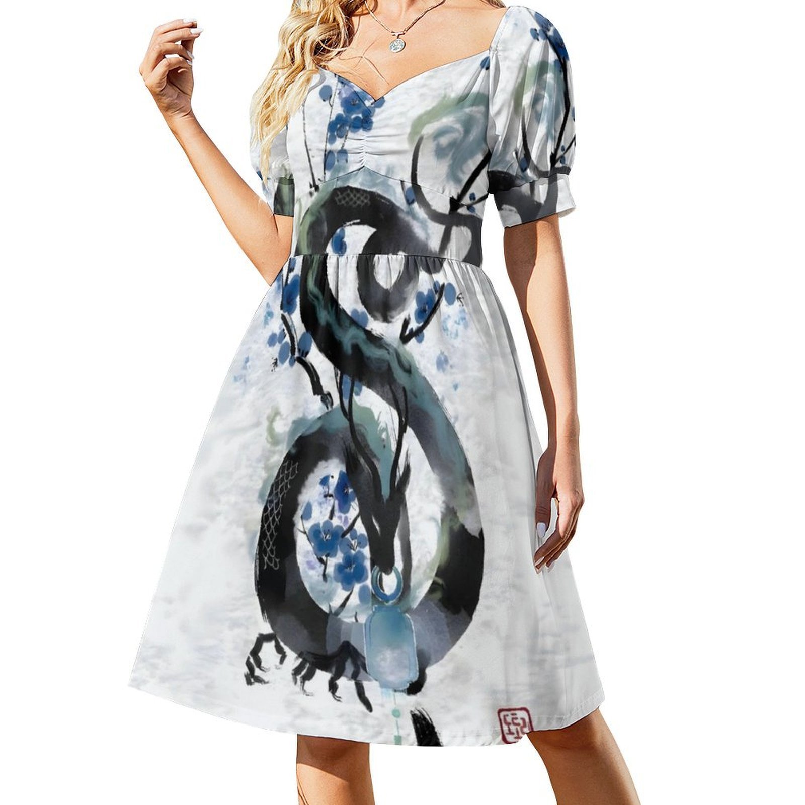 Gaun Pesta Streetwear Wanita M - Japan Summer Clothing Women ulasan dan harga