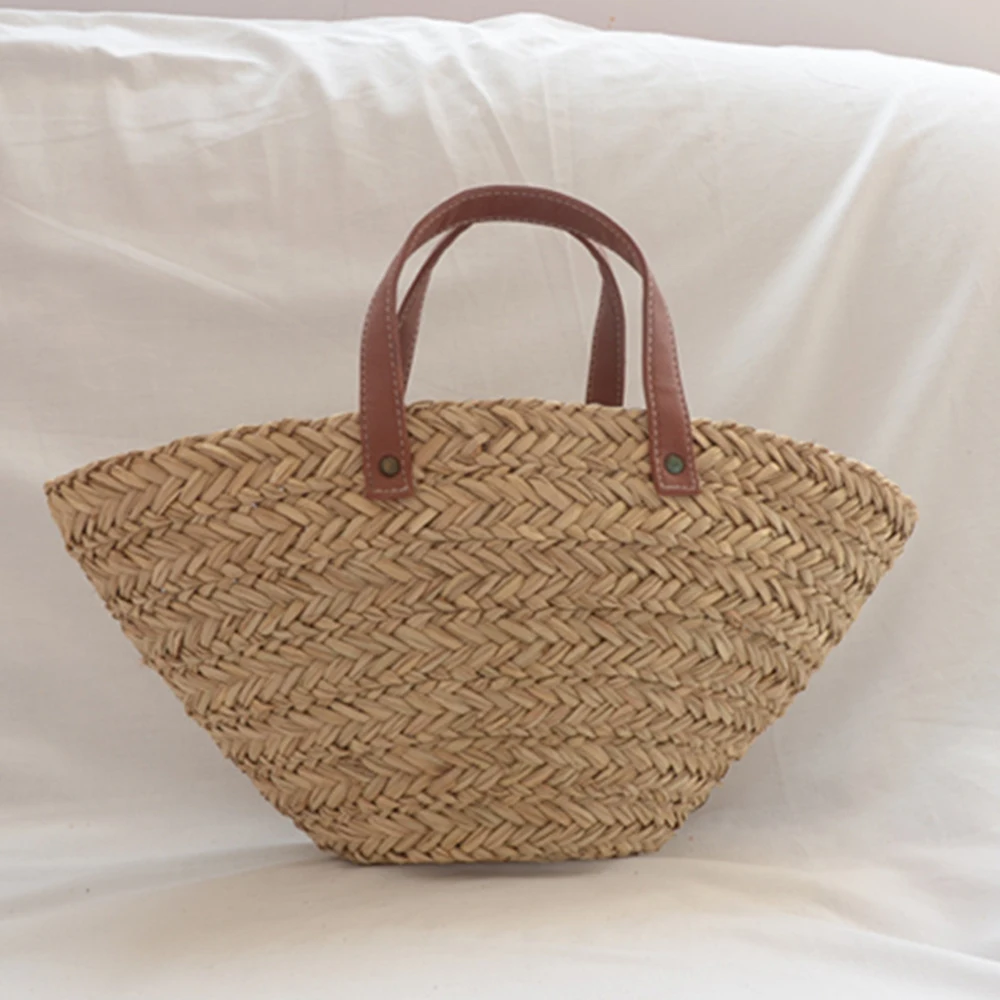 Tas Rotan Jerami Bohemian untu - Beach Bag Straw ulasan dan harga
