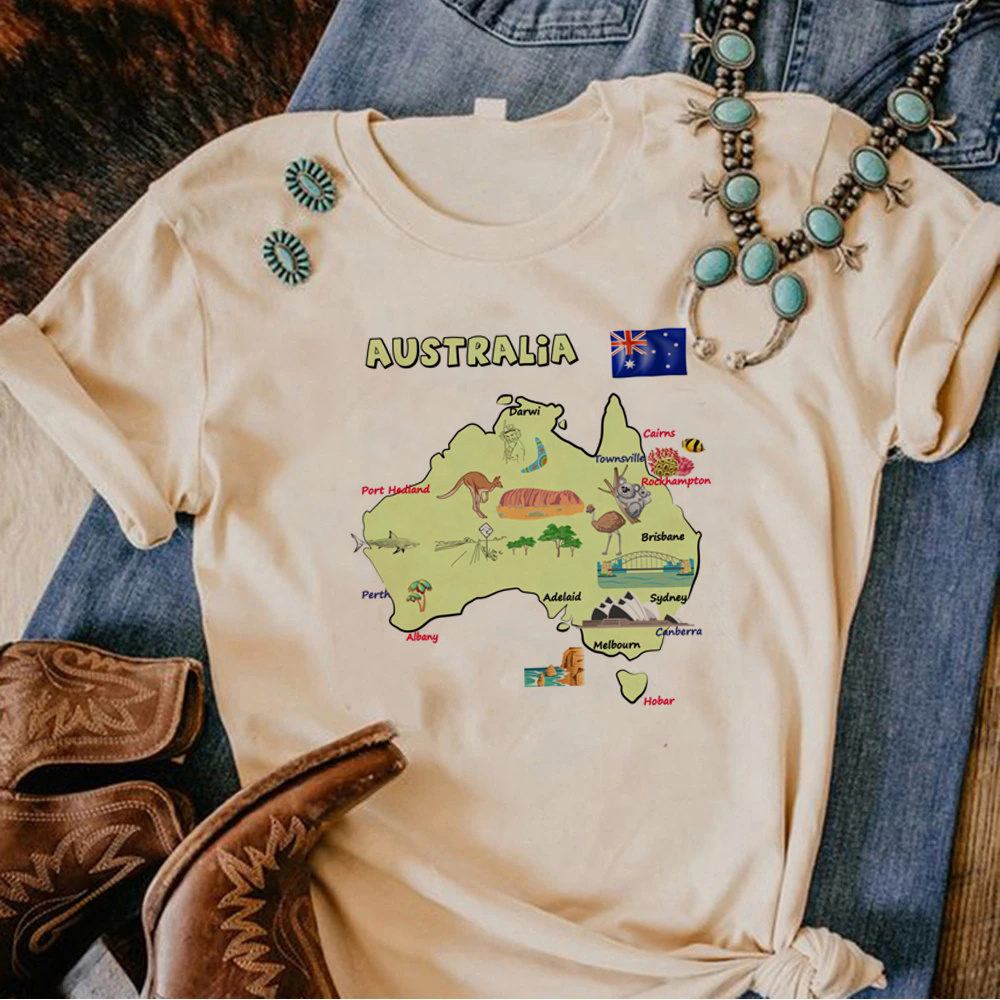 Kaus wanita Koala Australia ka - Summer Clothing Women Australia ulasan dan harga