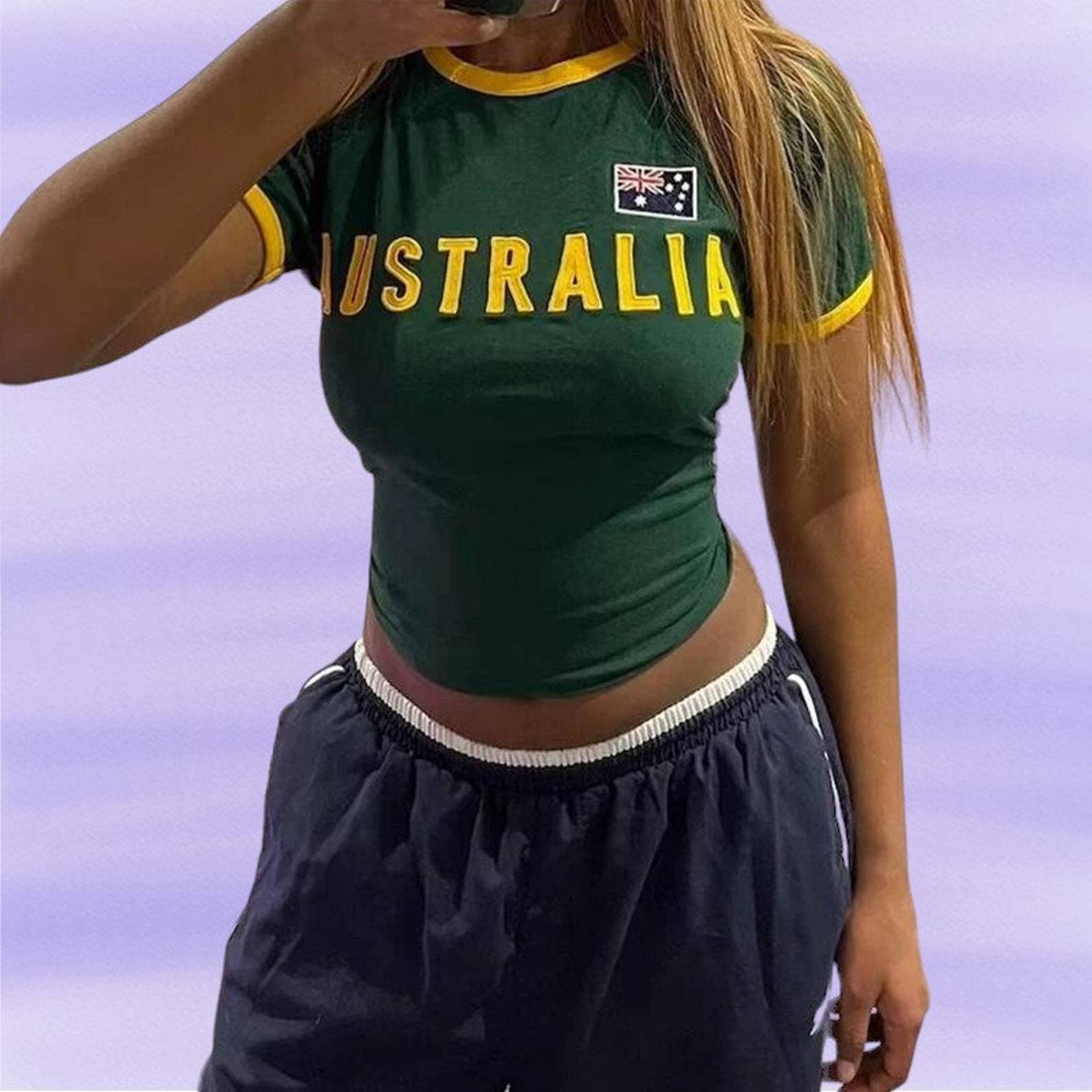 Kaus hijau musim panas wanita, - Summer Clothing Women Australia ulasan dan harga