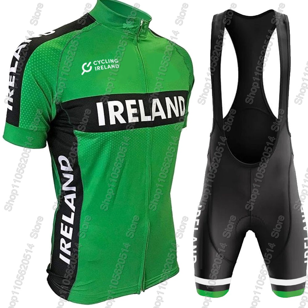 Set Jersey Bersepeda Tim Nasio - Ireland Summer Clothing ulasan dan harga