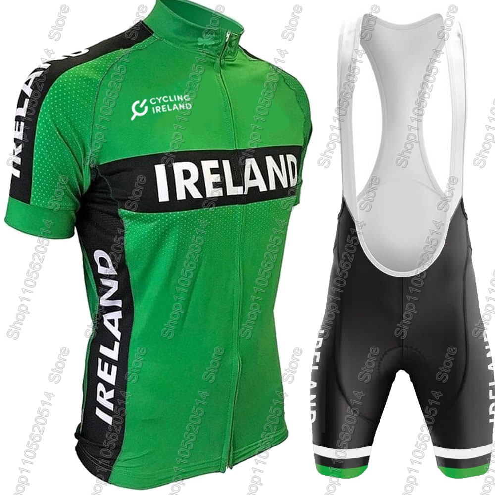 Set Jersey Bersepeda Tim Nasio - Ireland Summer Clothing ulasan dan harga